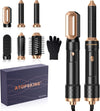 Asciugacapelli Spazzola Phon 6 in 1 Air Styler Set Multifunzione 1000W Atopskins