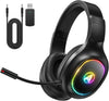 Cuffie gioco wireless Awinnasey PH1 2,con microfono, 4 GHz per PS5,PS4 PC Mac