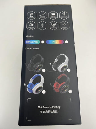 Cuffie gioco wireless Awinnasey PH1 2,con microfono, 4 GHz per PS5,PS4 PC Mac
