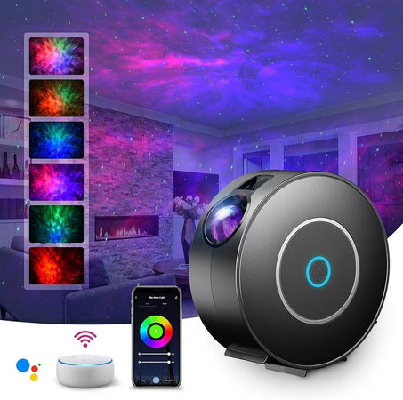 LED Lampada Proiettore Smart, Luce Notturna per Bambini, Proiettore Lampada