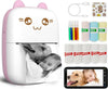 Mini stampante portatile stampante termica Bluetooth fotografica portatile Rosa