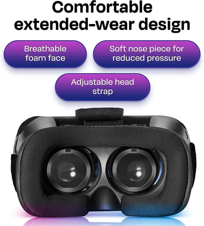 Realtà Virtuale, VR Occhiali Compatibile con iPhone/Android – Gioca con I Tuoi G