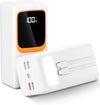 Power Bank Batteria esterna 50000 mAh con cavo integrato 7 uscite e 3 ingressi