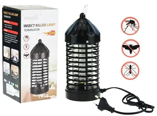 Lampada LED UV elettrica anti-insetti insetticida per mosche, zanzare, insetti