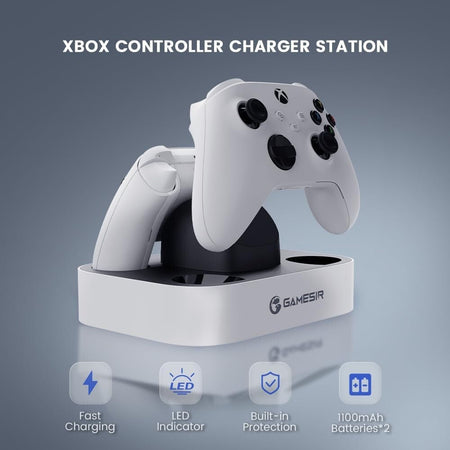 Stazione di ricarica per controller GameSir per Xbox One/Xbox Series X|S 2x1100m