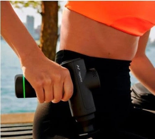 Pistola per massaggio a percussione Quiet Glide Hyperice Hypervolt Go 2 Nero