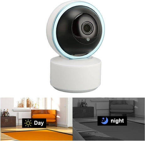 Telecamera per Interni 1080P, Tecnologia di Rilevamento del Corpo WiFi a 2,4 GHz