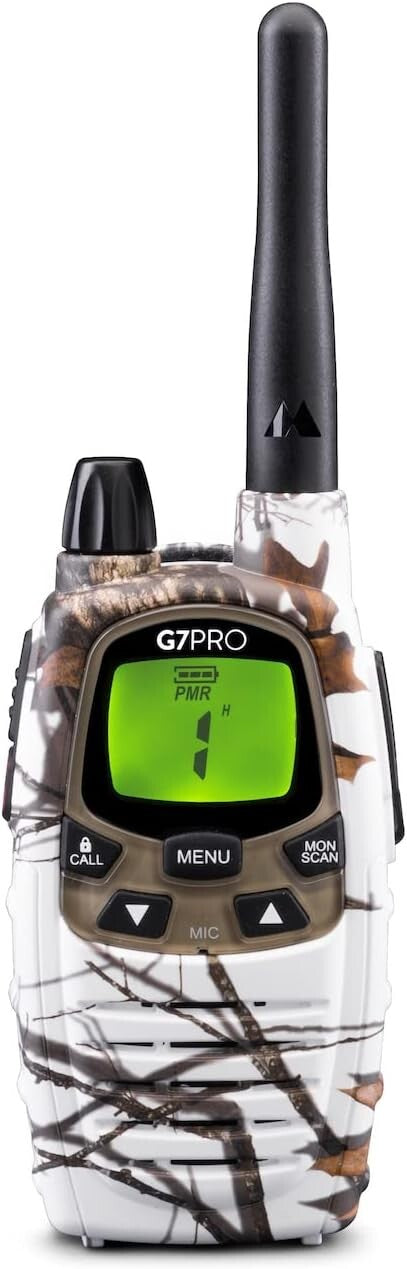 Midland G7 Pro White Storm Walkie Talkie Professionale 16 Canali PMR446 no licen