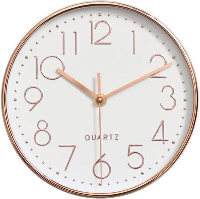 Orologio da parete al quarzo moderno da 12 pollici numeri arabi silenzioso