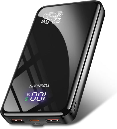 Batteria Esterna per Cellulari con Schermo LCD Uscite e Ingressi USB C 2/3 porte