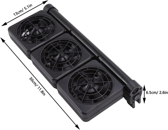 Ventilatore ventola d raffreddamento per acquario a 3 teste per acquario sospeso