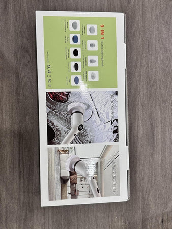 Spazzola elettrica per la pulizia con 8 testine intercambiabili Bagno Cucina