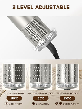 Styler per Capelli 6 in 1 Set di Styler per Capelli Airstyler con Ferro Arriccia