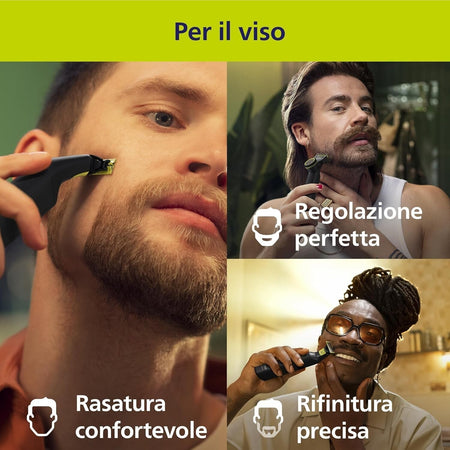 Philips Oneblade Pro 360 Autentico Regolabarba Elettrico Viso E Corpo QP6652/35