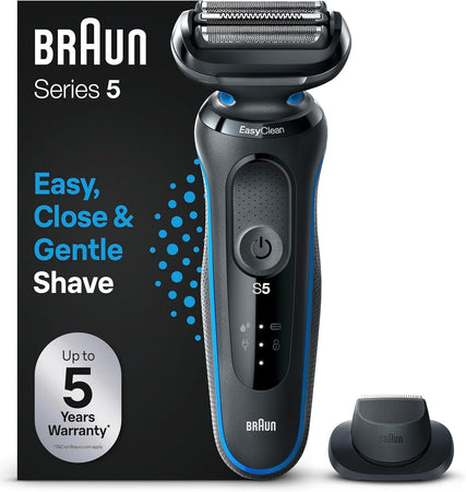 Braun Series 5 Regolabarba Uomo, Rasoio Elettrico Barba, precisione 51-B1200s