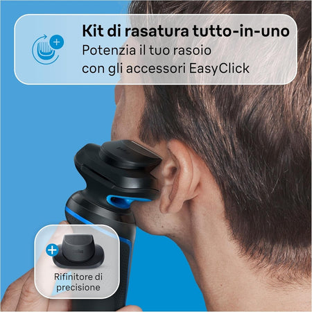 Braun Series 5 Regolabarba Uomo, Rasoio Elettrico Barba, precisione 51-B1200s