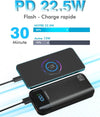 Power Bank 27000mAh per Cellulare Ricarica Rapida USB C con Display LED PAIDASHU