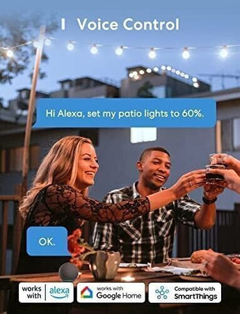Meross Presa WiFi Esterna Compatibile con Alexa Google Assistant e SmartThings