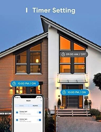 Meross Presa WiFi Esterna Compatibile con Alexa Google Assistant e SmartThings