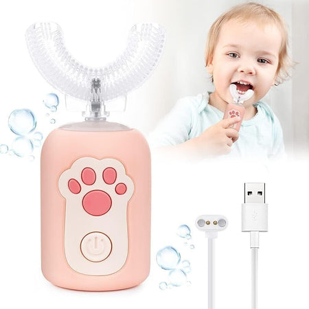 Spazzolino Elettrico, Spazzolino Elettrico Bambini Forma U, Spazzolino Bambini