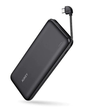 AUKEY PB-N73C 10.000 mAh 18 W con cavo USB-C integrato Caricabatterie portatile