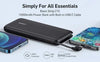 AUKEY PB-N73C 10.000 mAh 18 W con cavo USB-C integrato Caricabatterie portatile