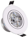 10 Faretti antiabbagliamento a LED Plafoniere Incasso con Downlight girevoli
