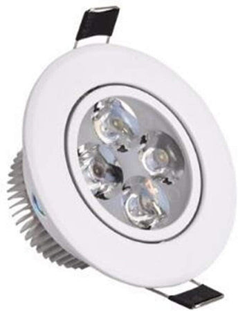 10 Faretti antiabbagliamento a LED Plafoniere Incasso con Downlight girevoli