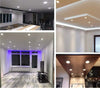 10 Faretti antiabbagliamento a LED Plafoniere Incasso con Downlight girevoli