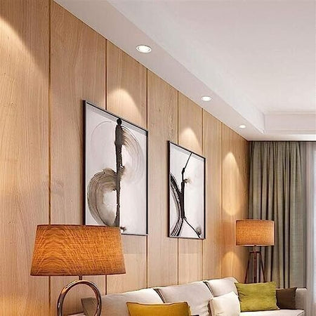 10 Faretti antiabbagliamento a LED Plafoniere Incasso con Downlight girevoli