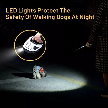 Astorpet Cinghia estensibile retrattile con luce a LED nastro fle RGVVJ