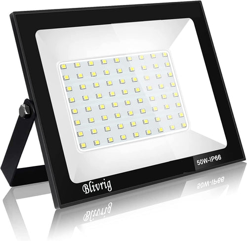 Blivrig 50W faretto led 5000LM Fari LED per Esterno Bianco Freddo 6000K