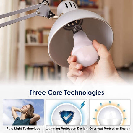 Lampadina LED E27 14W, Luce Bianca Naturale 4000K, 1500+10lm, Super Luminoso