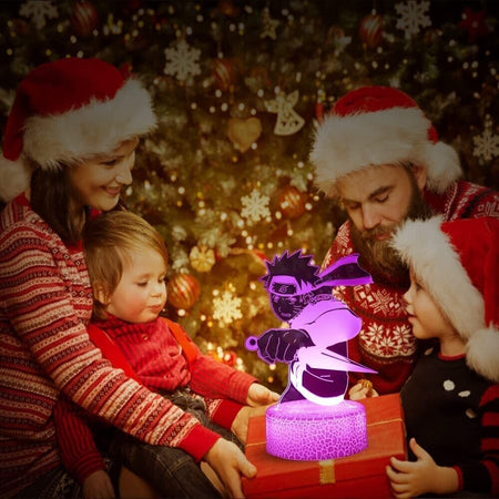 Anime 3D Night Light,adatto per la decorazione della camera dei bambini,2 motivi