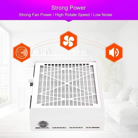 Aspiratore per unghie professionale, Aspirapolvere Elettrico a basso rumore con