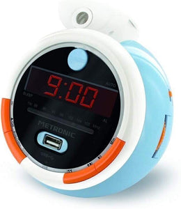 METRONIC Le Petit Prince Radiosveglia FM USB Proiezione Dual Alarm e funzioni