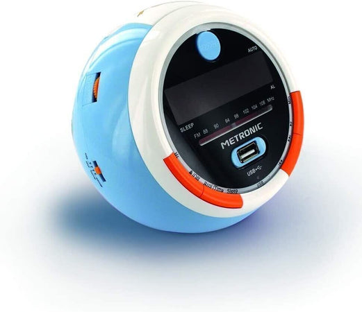 METRONIC Le Petit Prince Radiosveglia FM USB Proiezione Dual Alarm e funzioni