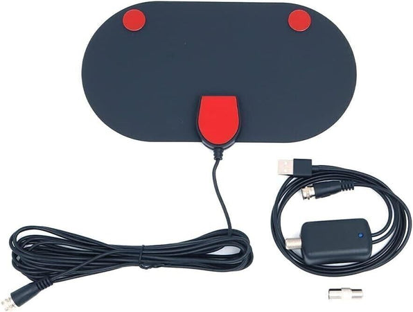 Antenna TV digitale HD amplificata, portata fino a 100 miglia, supporto 4K 1080p