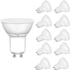 Lampadine LED GU10 5W (10 Pezzi),Luce Bianco Caldo 3000K ,Pari a Faretto Alogeno