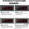 Seesii - Timer da palestra a LED, con timer a intervalli ultra trasparente