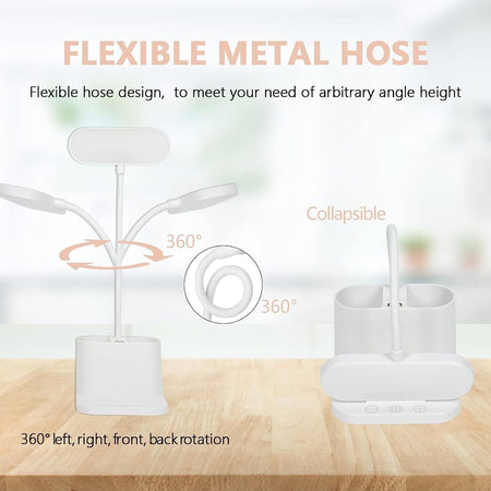 OWWASD Lampada da scrivania, Lampada da tavolo accattivante 3 modalità