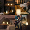 uuffoo Lampada da Tavolo LED Lampada da Tavolo Wireless 3 Luminosità Regolabile