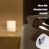 uuffoo Lampada da Tavolo LED Lampada da Tavolo Wireless 3 Luminosità Regolabile