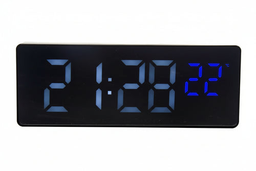 Display della temperatura a LED Orologio da tavolo elettronico Controllo vocale
