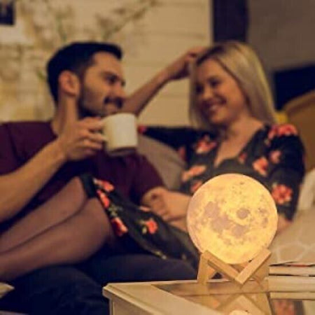 Lampada lunare, stampa 3D Luce lunare, Luce notturna Lampada fredda Lampada luna