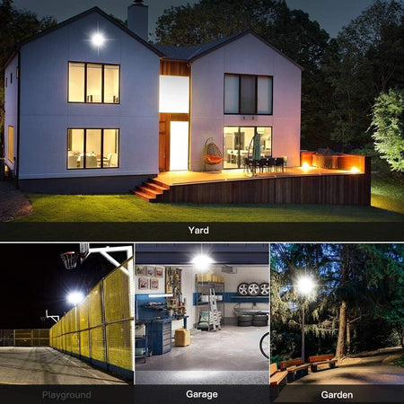 Proiettore a Led da Esterno 100W 10000LM Luce di Sicurezza Impermeabile IP67