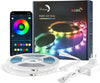 Dilunar Striscia LED RGBIC 5 Metri, Smart LED Strisce Bluetooth Dimmerabile