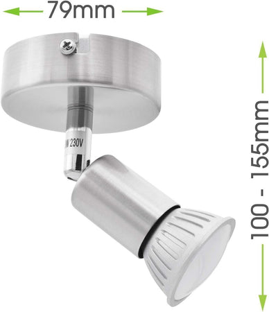 Lumare faretto da soffitto 5W 1 lampada | GU10 400 lumen SMD LED lampada