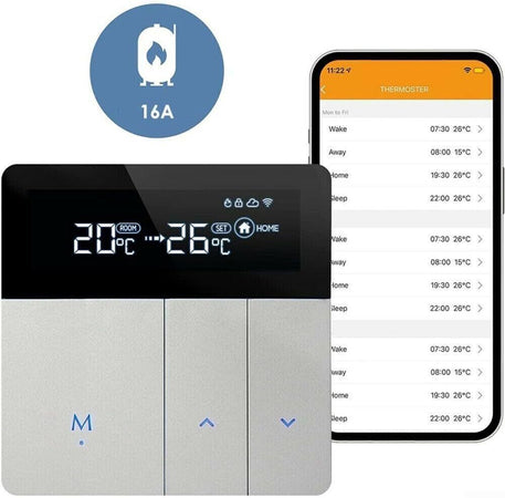 I8 WiFi Termostato Intelligente con Display LCD Termostato Intelligente