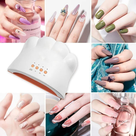 Lampada per Unghie LED UV Lampada per Unghie a LED a Zampa di Gatto, Lampada